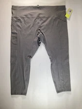 Womens All In Motion Charcoal Athletic Leggings 2XL NEW