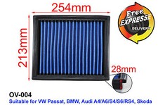 Sportluftfilter Simota fuer VW Passat, BMW E-Series, Audi, Skoda Superb, OV-004