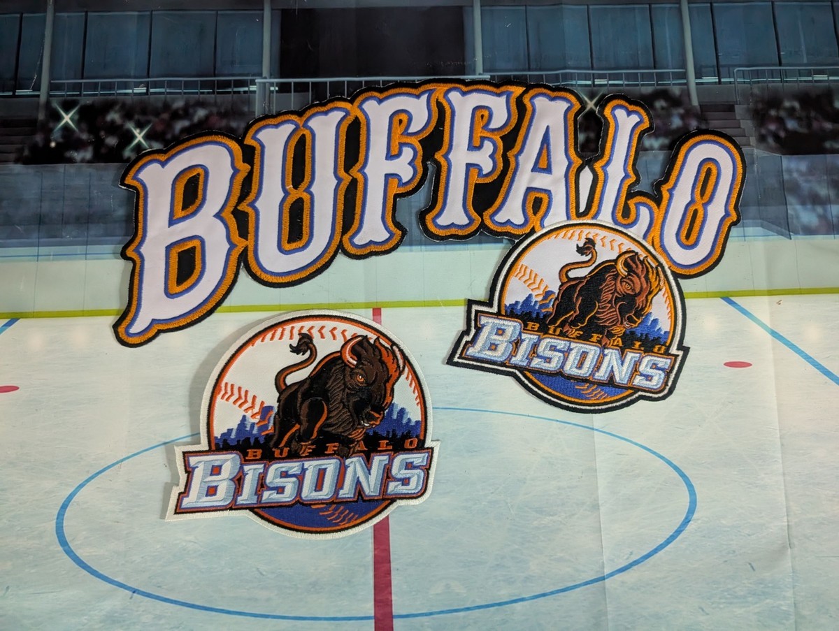 AAA Baseball Buffalo Bisons Embroidered Iron-On Jersey Crest