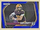 2025 Panini Prizm Black Football Blue Shimmer FOTL Sam Leavitt #182