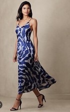 Banana Republic Satin Bandeau Maxi Dress Size S NWT RT$140