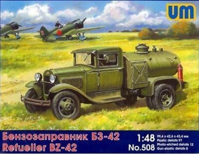 Model Kit 508 Refueller BZ-42 Airfield Refueling Truck Company Plastic Model Kit