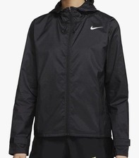 Nike Women's Essential Water-Repellent Hooded Full Zip Running Jacket Sz XS