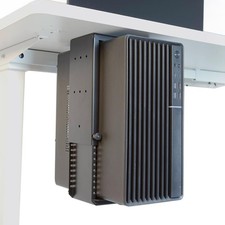 Universal Wall or Under Desk CPU Mount, PC/NAS Bracket   4.5 to 9.2 inch Wide