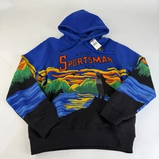 NWT Polo Ralph Lauren SPORTSMAN USA Full Graphic Fleece Hoodie Sweatshirt $248