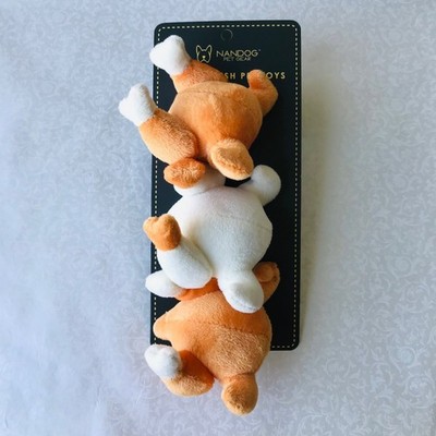 Dog  NANDOG PET GEAR Halloween turkey Mini Plush Dog Toys  Set of 3 Squeaky
