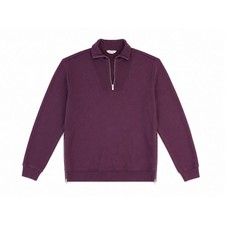 Athleta Quarter Zip Pullover Sweatshirt Size Women's Medium in Burgandy