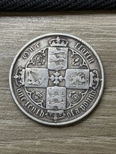 Victoria, Gothic Florin, Two Shillings, 1873, Die No: 236? 0.925 Silver