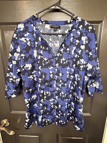 Blouse Haut Femme Banana Republic - Taille S - Multicolore - Manches Bonnet - Occasion Très Bon état - Style Décontracté Chic
