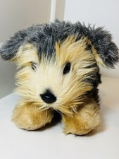 Aurora Yorkie Dog Plush 12 Inch Realistic Yorkshire Terrier