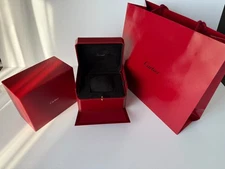 Luxury Red Watch Box Set – Gift Bag + Manual Booklet + Outer Box