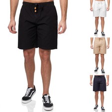 Tazzio Shorts Herren Leinen-Optik Chinoshorts Chino kurze Stoff Hose Sommer
