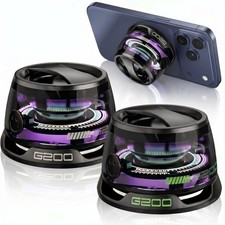 G200 Magnetic Bluetooth Speaker Mini,9Core Magnet for Metal Surfaces