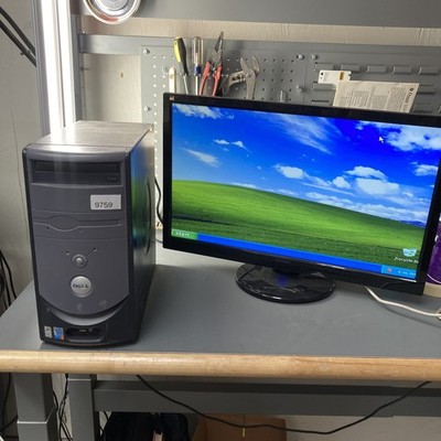 Dell Dimension 3000 PC Retro Gaming Intel Pentium 4 2.80GHz 1GB RAM 80GB HDD