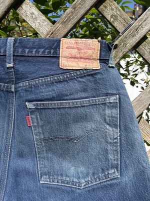 Levi's 501XX Made In USA Dark Blue Denim Jeans | eBay