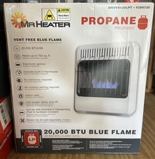 Mr. Heater 20000 Btu Blue Flame Propane Heater Wallfloor Mhvfbf20lpt F299720 Mr. Heater 20000 Btu Blue Flame Propane Heater Wallfloor Mhvfbf20lpt F299720
