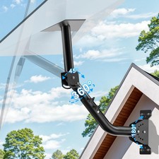 Gen 3/Standard 4/4X Adjustable Starlink Mount, 360 Rotation, Metallic Black