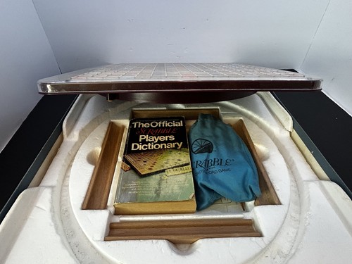 Vtg 1977 Scrabble Deluxe Edition With Turntable Complete Selchow & Righter USA - Picture 7 of 14