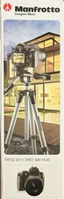 Manfrotto Mkcompactadv-bk Compact Advanced Tripod With 3-way Head - Black