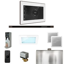 Mr. Steam XDRM2WHLOB XDream Steam Control Package Linear White Oil-Rubbed Bronze