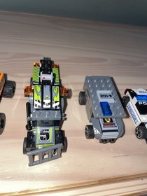LEGO Racers: Smash Security 8199 And Other Small Vehicle Lot Incomplete