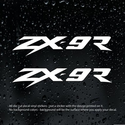 2x) ZX-9R ZX9R Decal Vinyl Stickers for Ninja Motorbike Motorcycle