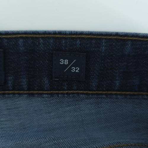 Lucky Brand Jeans 110 Skinny Mens 38X32 Blue Denim Cotton Blend Dark Wash *Flaw - Picture 8 of 15
