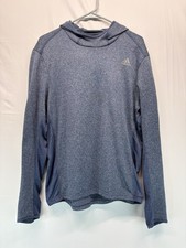Adidas Response Climawarm Astro Running Hoodie Blue Size Large Women  s