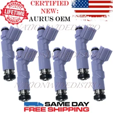 6x OEM NEW AURUS Fuel Injectors for 2005 2006 2007 2008 2009 Toyota Tundra 4.0L
