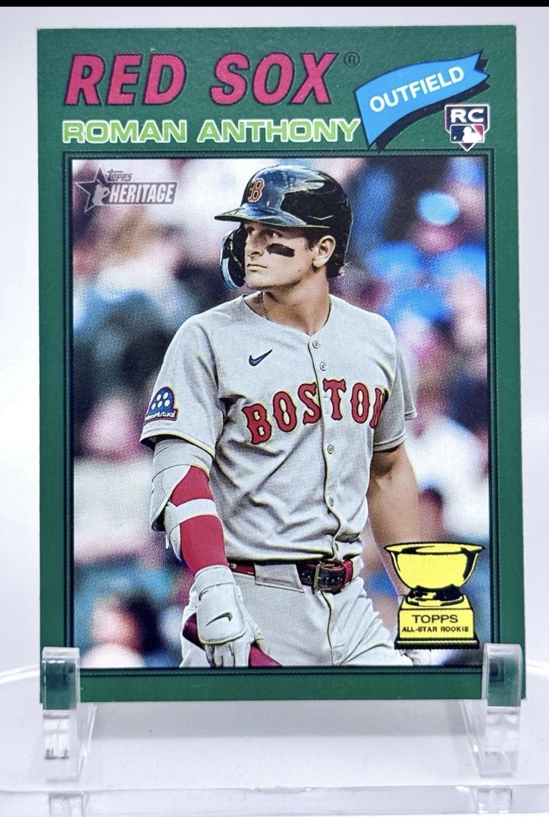 2026 Topps Heritage - Roman Anthony #86 Dark Green Border (RC)