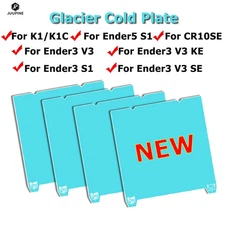Glacier Cold Plate for Creality K1 K1C Ender 3 V3 SE/KE Build Plate K1C Plate 
