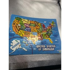 PlayMonster United States of America Map Puzzle Kids Educational Geography 2016