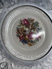 Triumph Limoges 22k White Gold Imperial Victorian Plate Farberware Hammered Vtg — photo 2