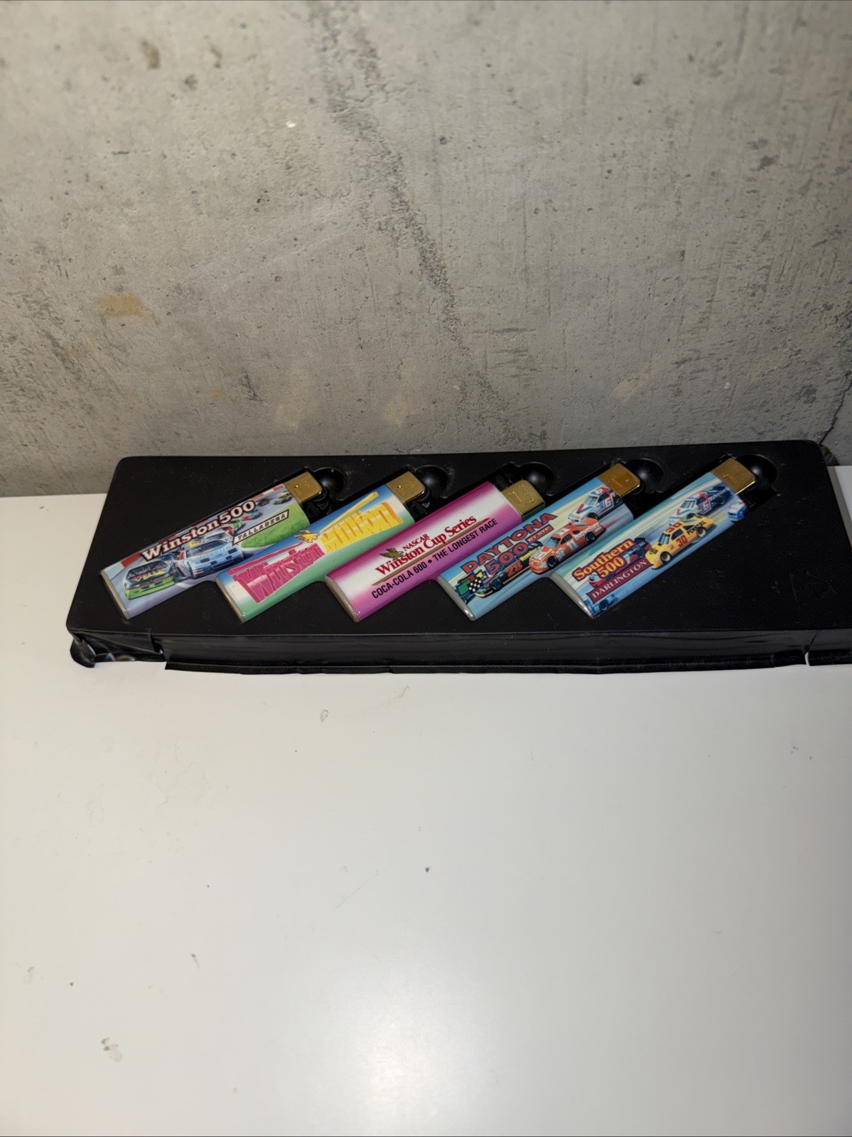 S 5pc Set Tin Daytona 500 Coca-cola 600 Talladega