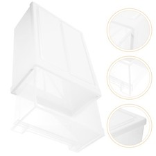  Shoe Containers Underbed Storage Organizer Clear Sneaker Boxes Stackable