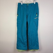 Burton Snow Pants Girls XL 18 Elite Cargo Pant DryRide Blue Ski Snowboard