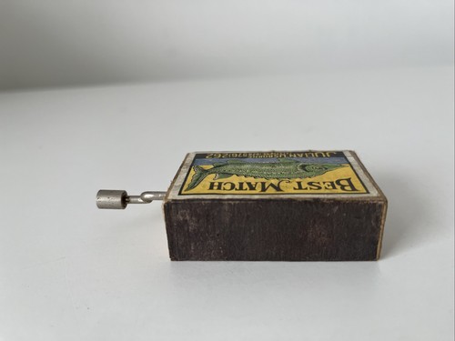 Musical Match Box Matches - Wind up Music Box - Tested & Working Julian Usborne - Picture 4 of 7