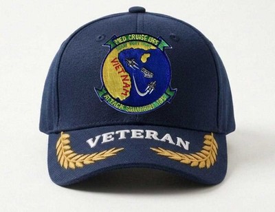 Customized Name Embroidered Hat Attack Squadron 195 Va-195, Veteran Cap, Gift