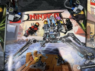 LEGO NINJAGO Movie Mech Lot w Minifigs: 70612, 70615, 70632, 70611