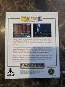 Atari Lynx 5 game lot. Ninja Gaiden, Qix,APB, Volleyball,Steel Talons (sealed).