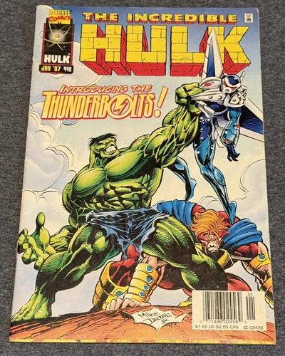 THE INCREDIBLE HULK #449 MARVEL COMICS (1997) 1ST APP THUNDERBOLTS