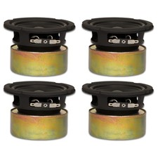 4 Goldwood Sound GW-4028/S Shielded 4" Woofers 70 Watt each 8ohm Speakers