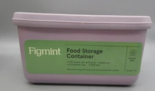 FIGMINT ~ Purple Square 5 Cup Capacity BPA Free Food Storage Container