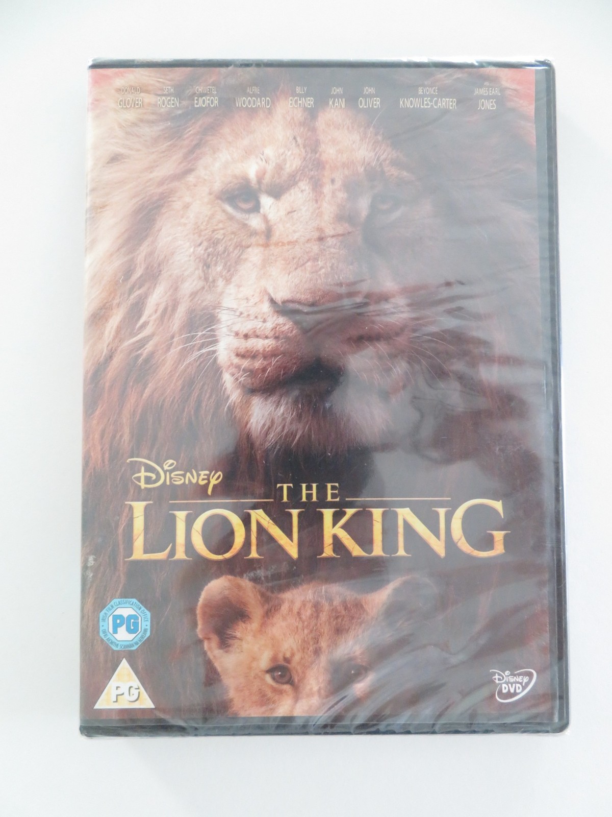THE LION KING (DVD) DISNEY CHIWETEL EJIOFOR JAMES EARL JONES 2019 REGION 2