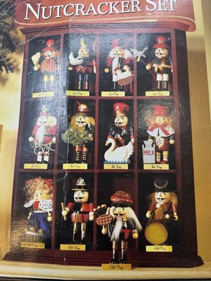 Vtg Members Mark Nutcracker Set 12 Days Of Chritmas Nutcrackers