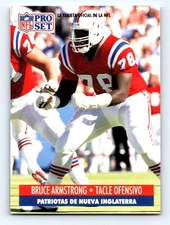 1991 Pro Set Spanish #146 Bruce Armstrong Fresh Break EX-EXMINT