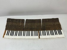 Set 88 Vtg Salvaged Piano Keys White Black Wa...