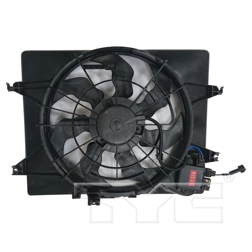 Conjunto de ventilador de refrigeración de doble radiador y condensador para 14-15 Kia Optima 2,4 L Foto 2 de 4