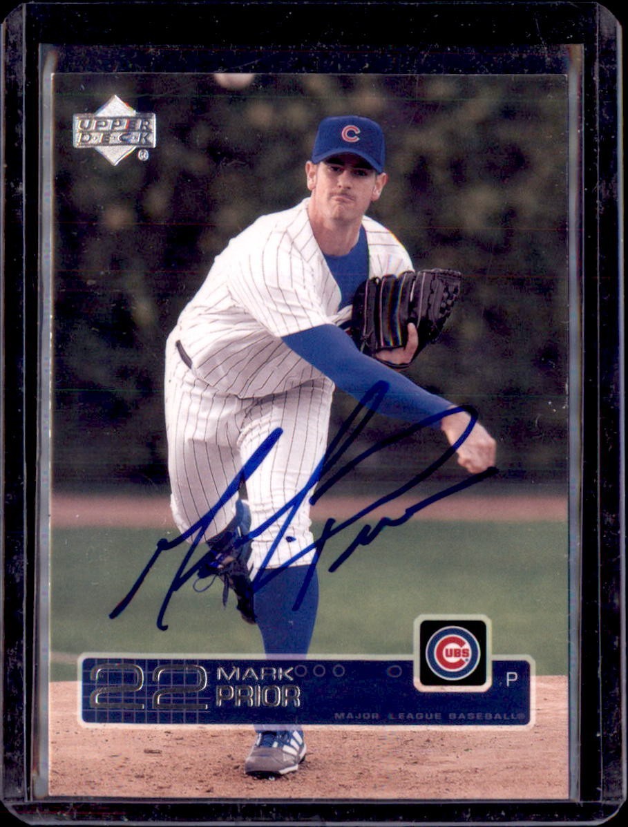 2002  Upper Deck #172  Cubs Mark Prior Auto / Signed IP