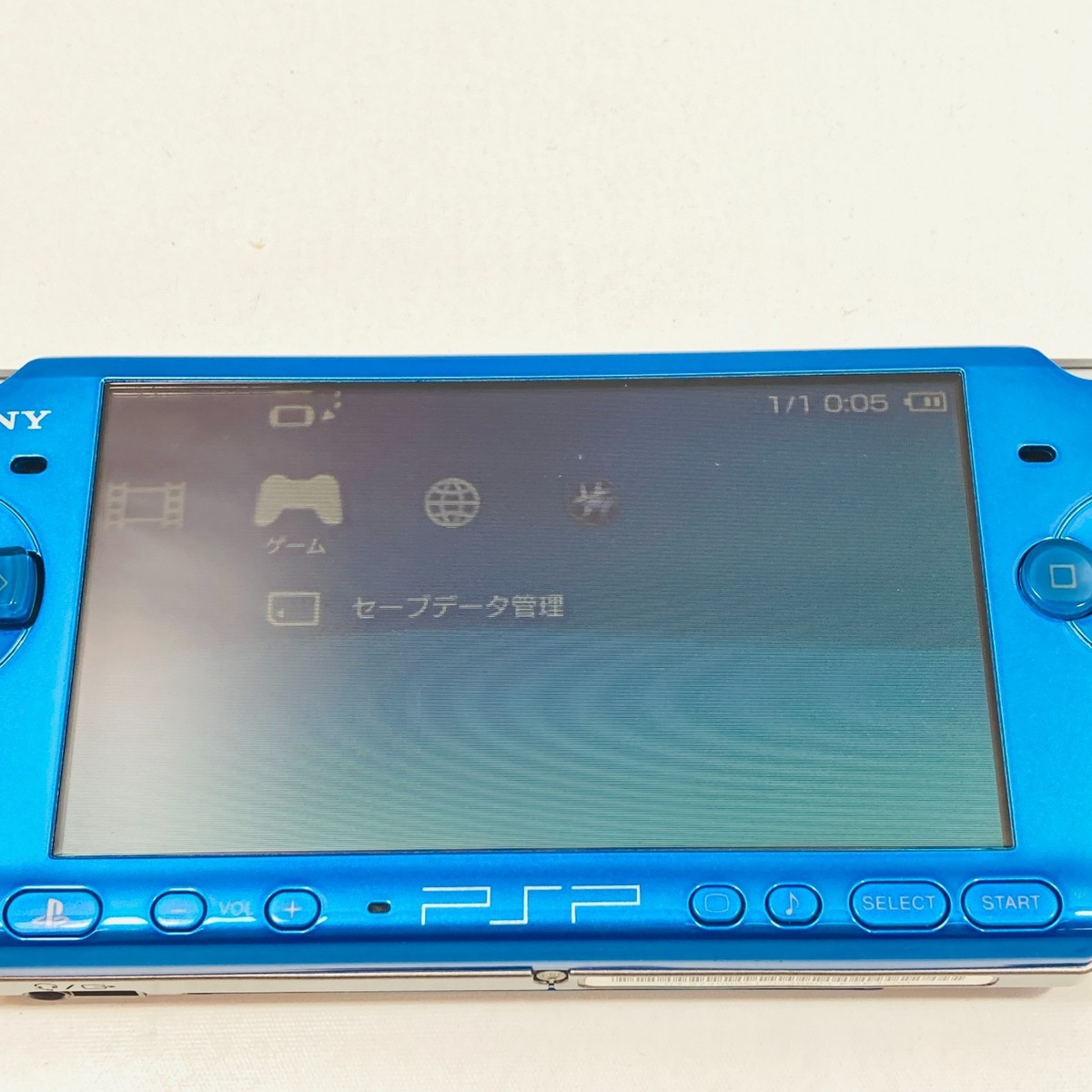 Near Mint] Sony PSP-3000 Vibrant Blue console Region Free